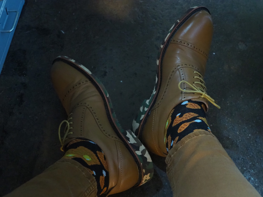 Chicken and Waffle socks